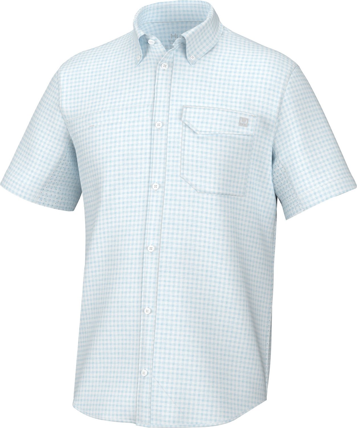 Huk Men's Tide Point Break Minicheck Button Down Shirt