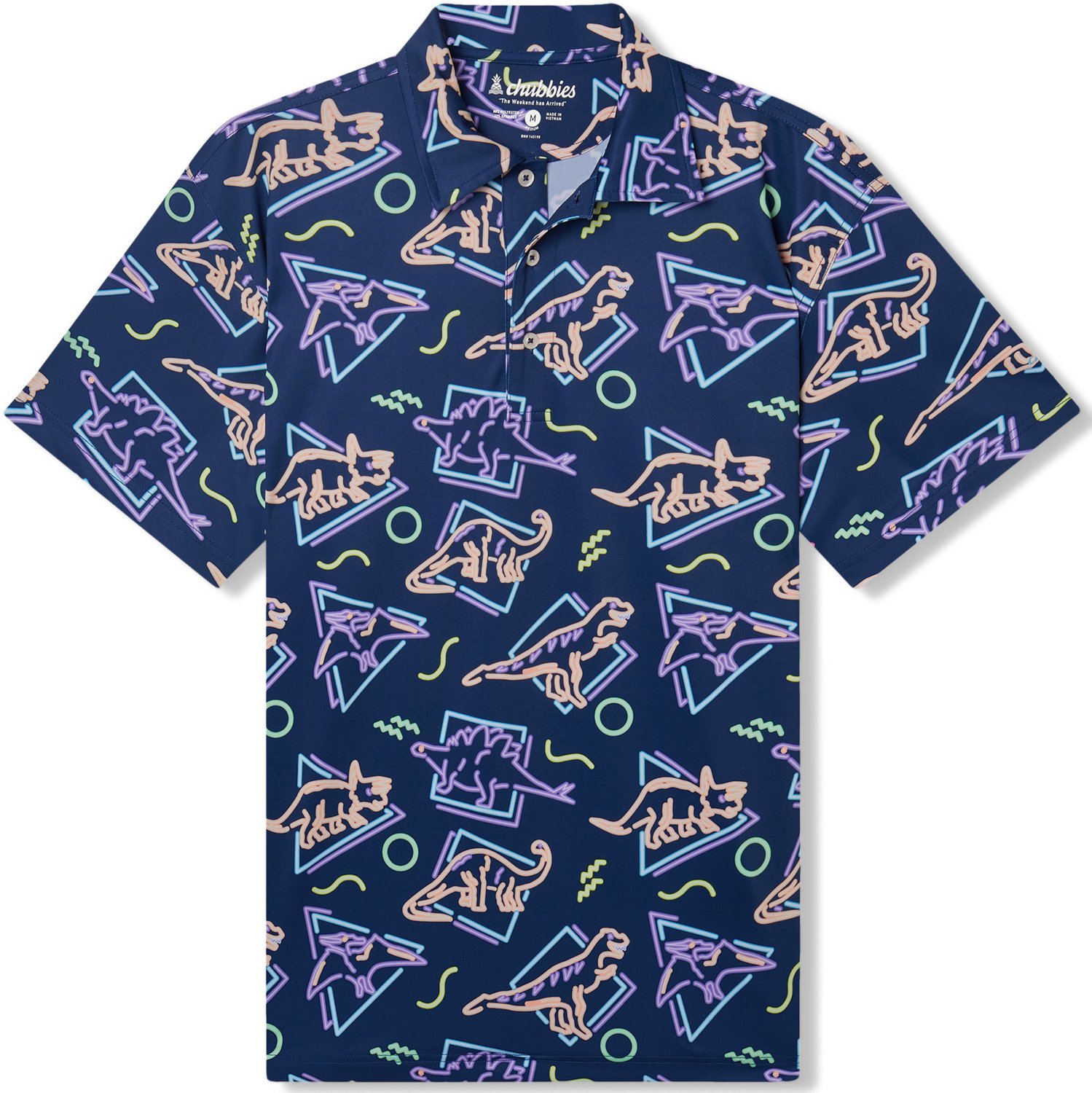 Chubbies Men's Squad Goal Performance Polo Shirt - view number 6