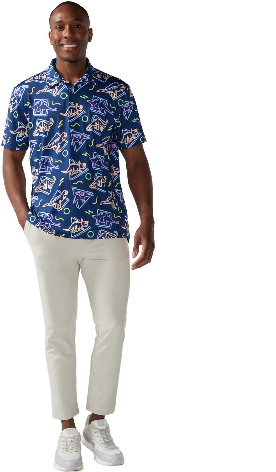 Chubbies Men's Squad Goal Performance Polo Shirt - view number 5