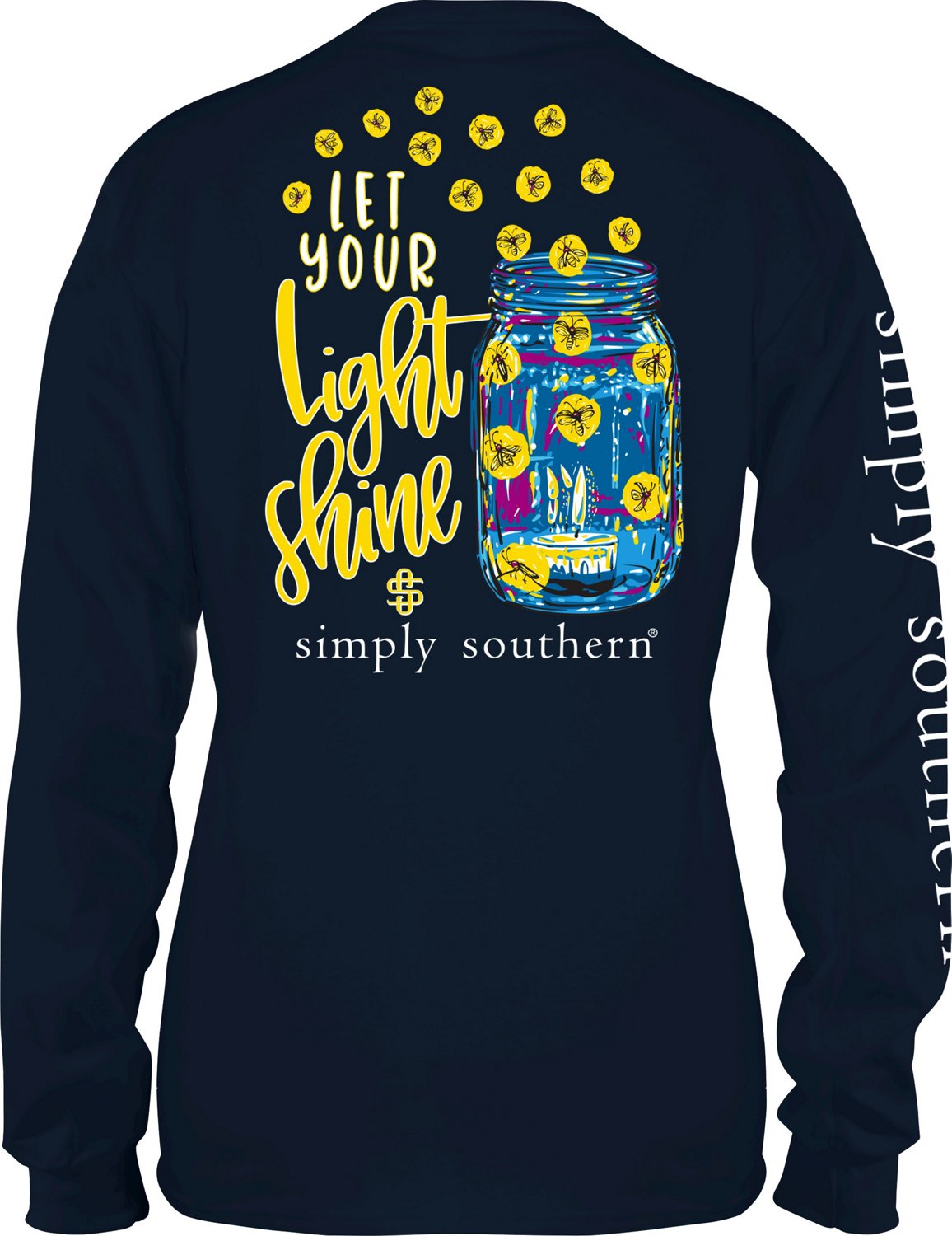 Simply Southern Girls' Let Your Light Shine Long Sleeve T-shirt - view number 2