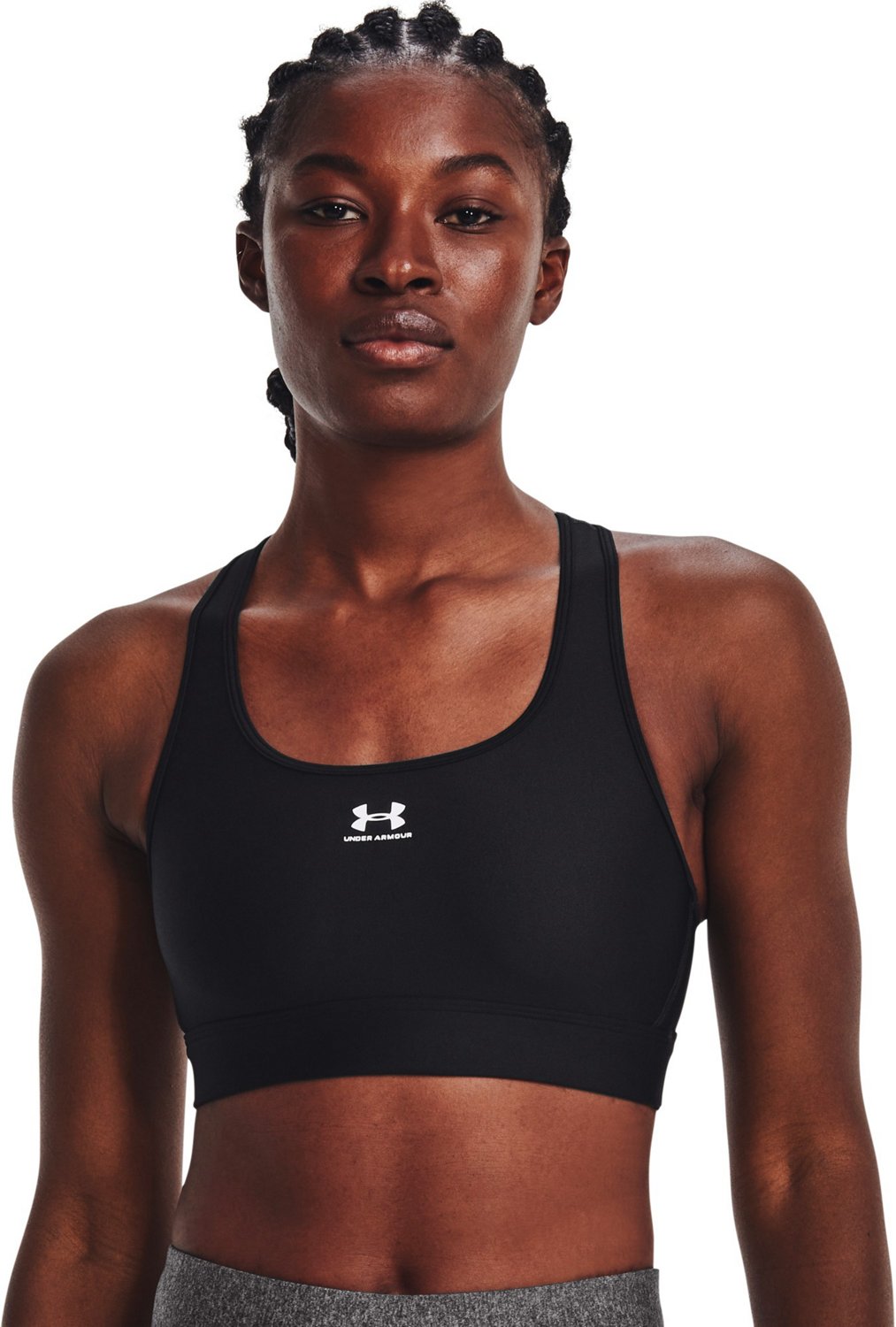 Under Armour HeatGear Authentics Medium Support Sports Bra Womens