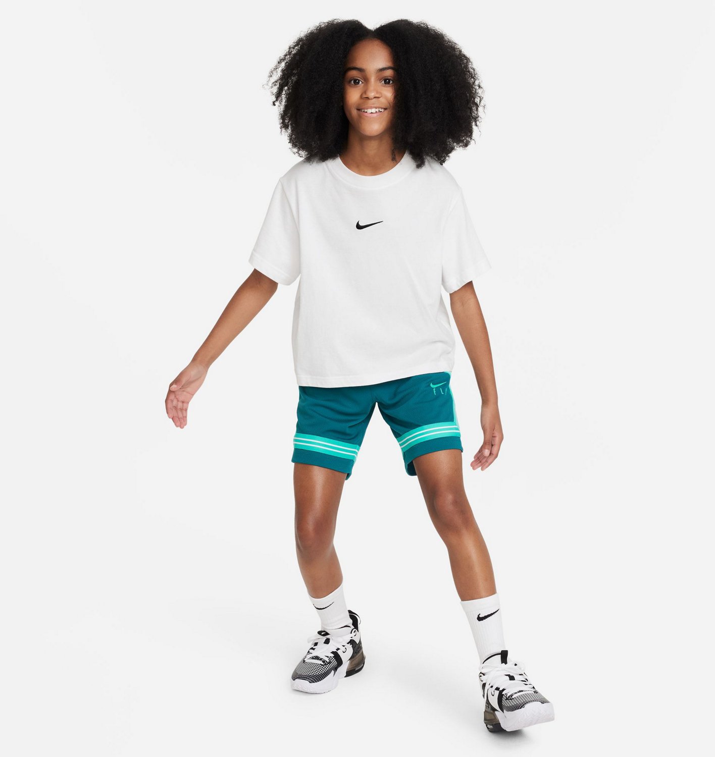 Nike Girls' Dri-FIT Fly Crossover Shorts - view number 6
