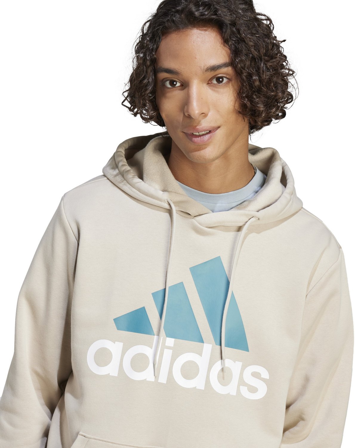 adidas Men's Badge of Sport Logo Fleece Hoodie - view number 3