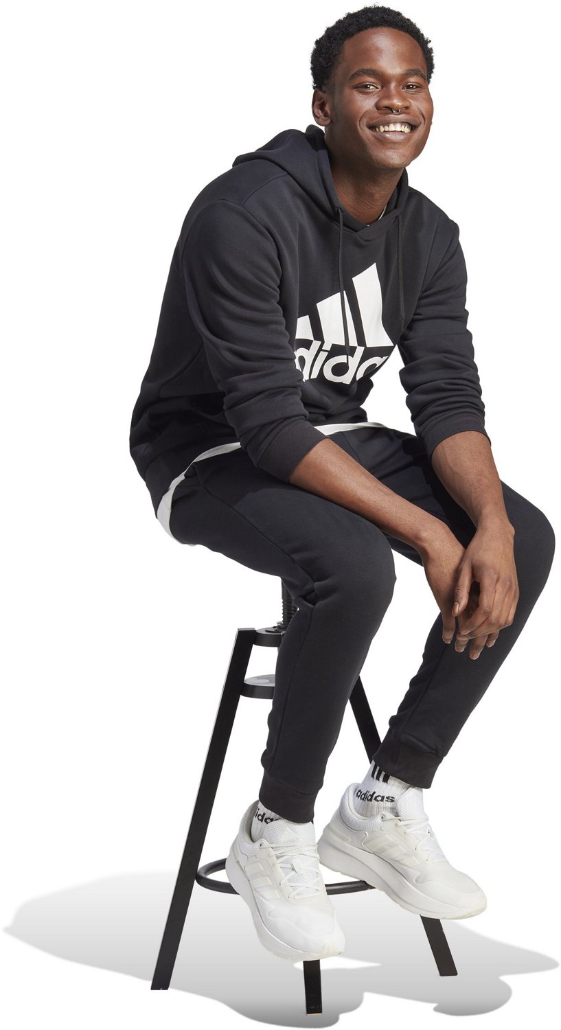 adidas Men's Badge of Sport Logo Fleece Hoodie - view number 4