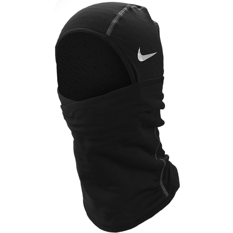 Nike Adults' Solid Therma Sphere Hood 4.0 Black/Black/Silver - Men's Athletic Hats at Academy Sports
