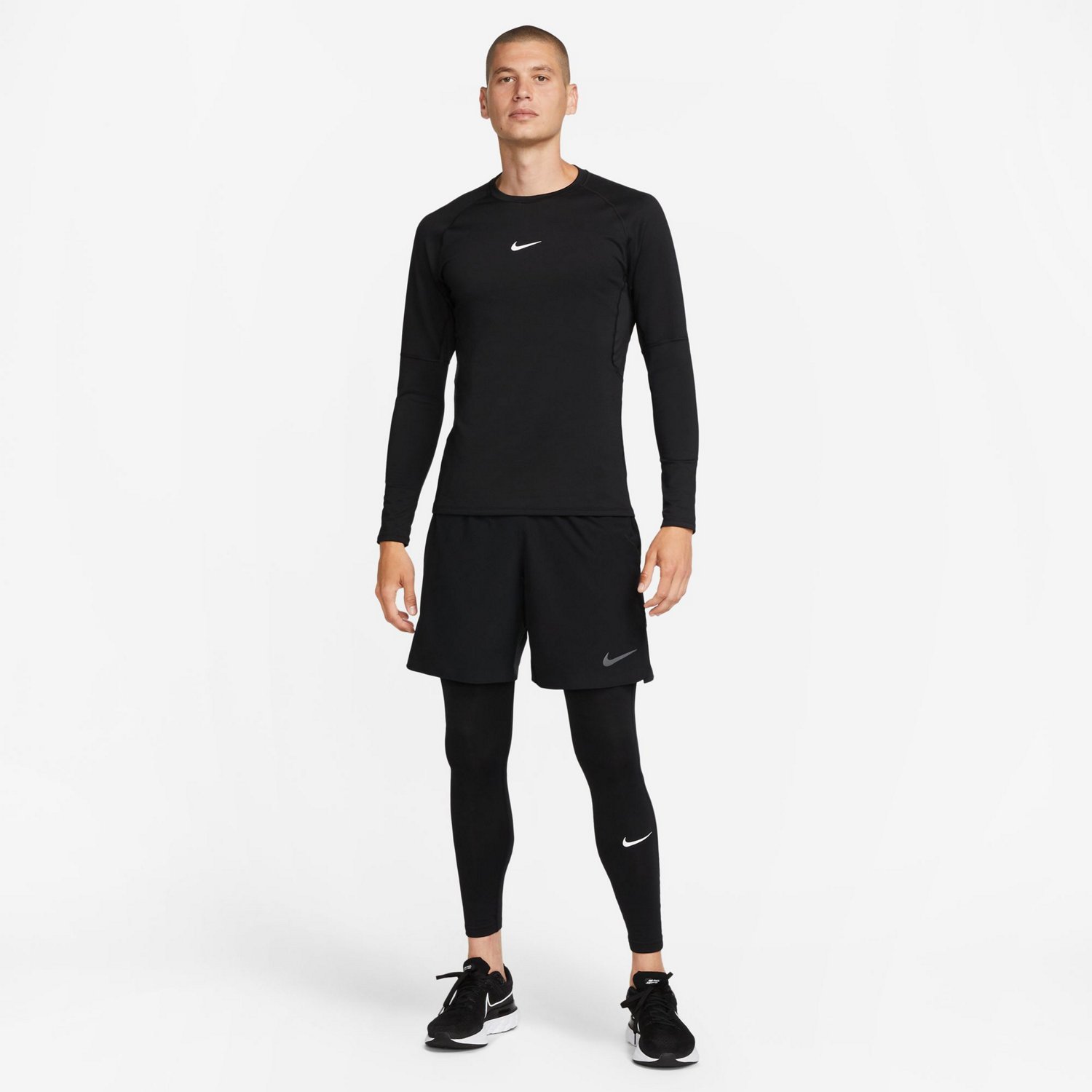 Nike Men s Pro Warm Tights Free Shipping at Academy