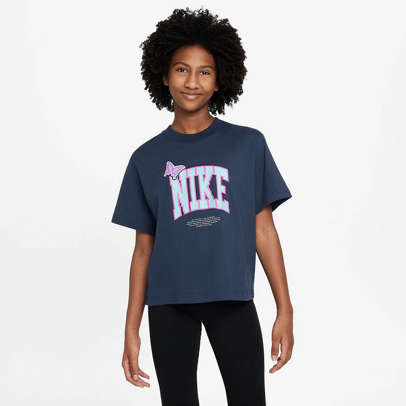 Nike Girls' NSW Boxy T-shirt                                                                                                     - view number 1
