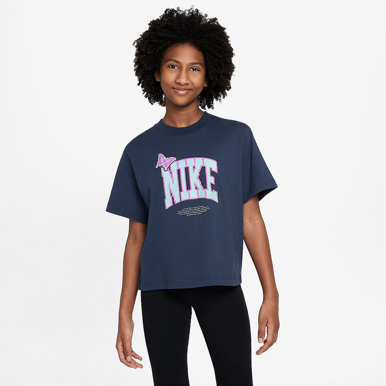 Nike Girls' NSW Boxy T-shirt                                                                                                     - view number 1