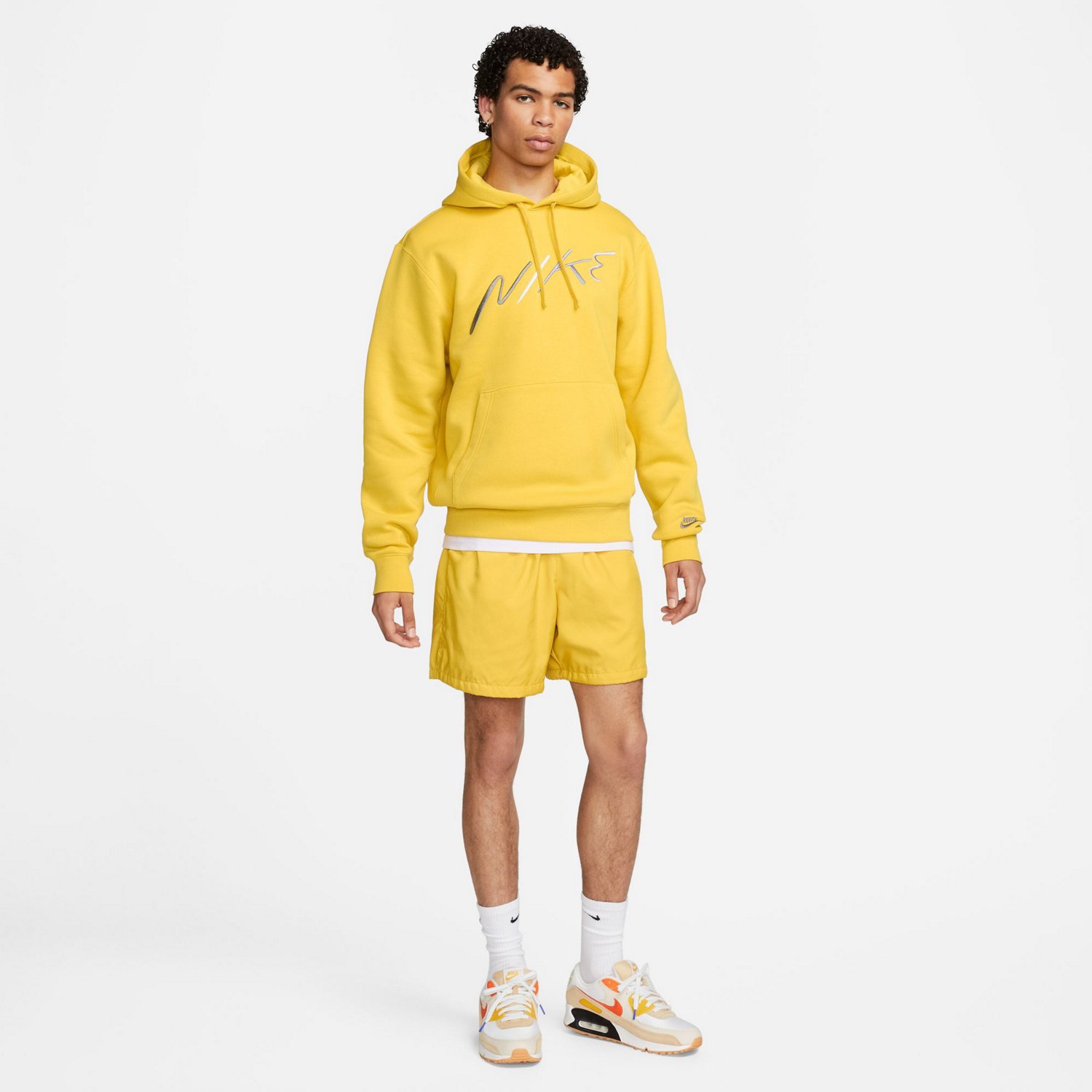 Nike Men's Club Fleece+ Brushed-Back Graphic Pullover Hoodie - view number 8
