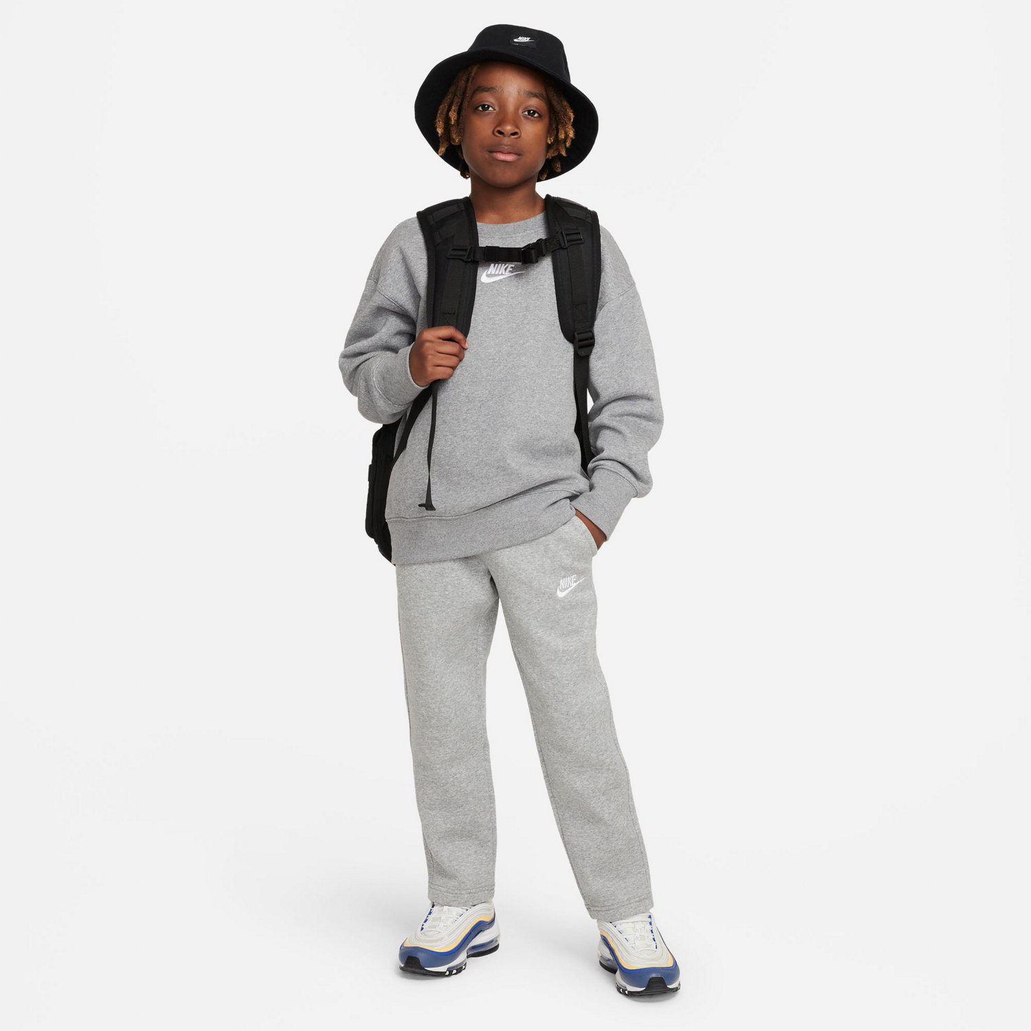 Nike Boys' Sportswear Club Fleece Open-Hem Pants | Academy