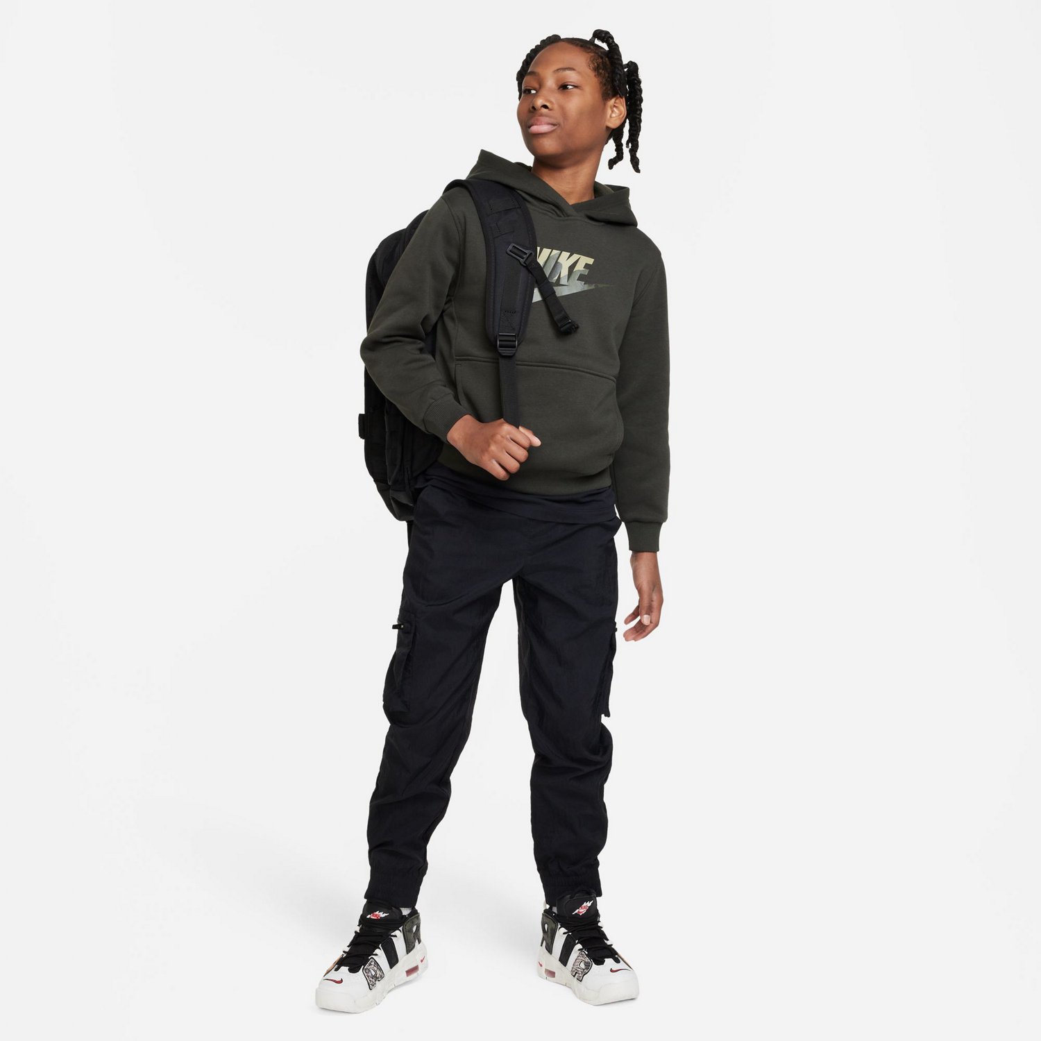 Nike Kids' Sportswear Club Fleece Graphic Hoodie - view number 5