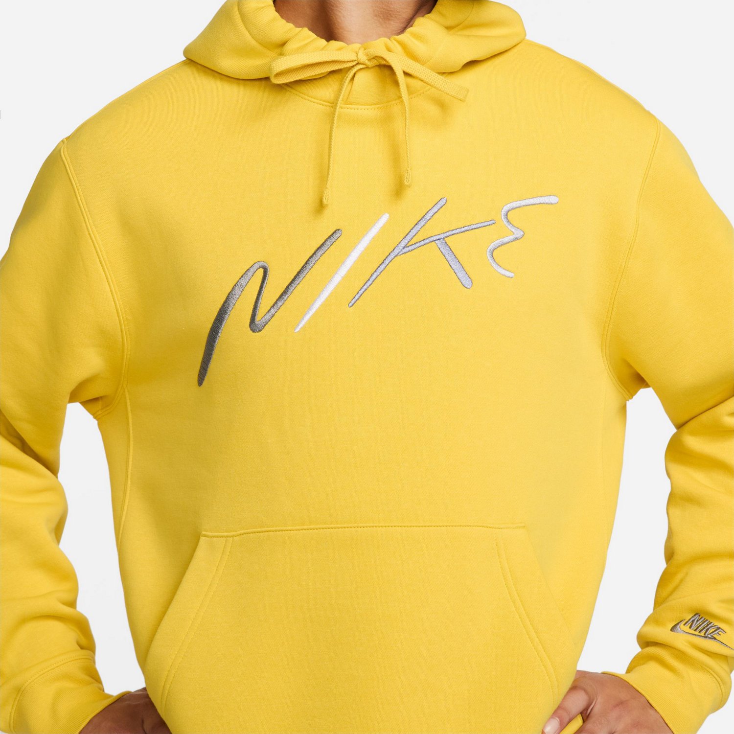 Nike Men's Club Fleece+ Brushed-Back Graphic Pullover Hoodie - view number 4