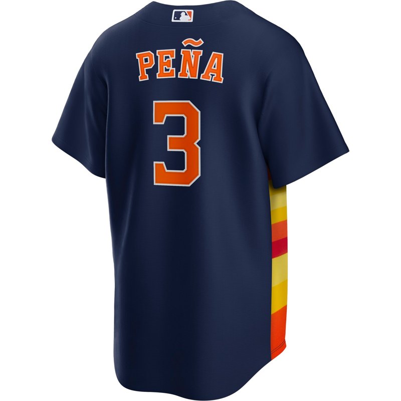 Nike Men's Houston Astros Jeremy Peña #3 Official Alt Replica Jersey