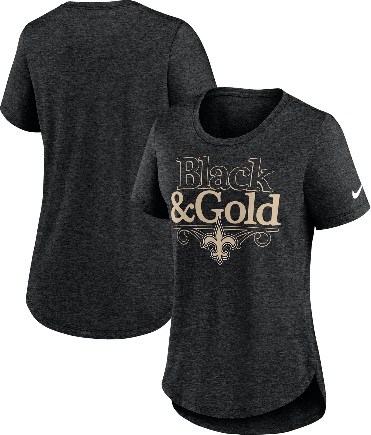 Nike Women's New Orleans Saints Local Fashion Triblend T-shirt                                                                   - view number 3