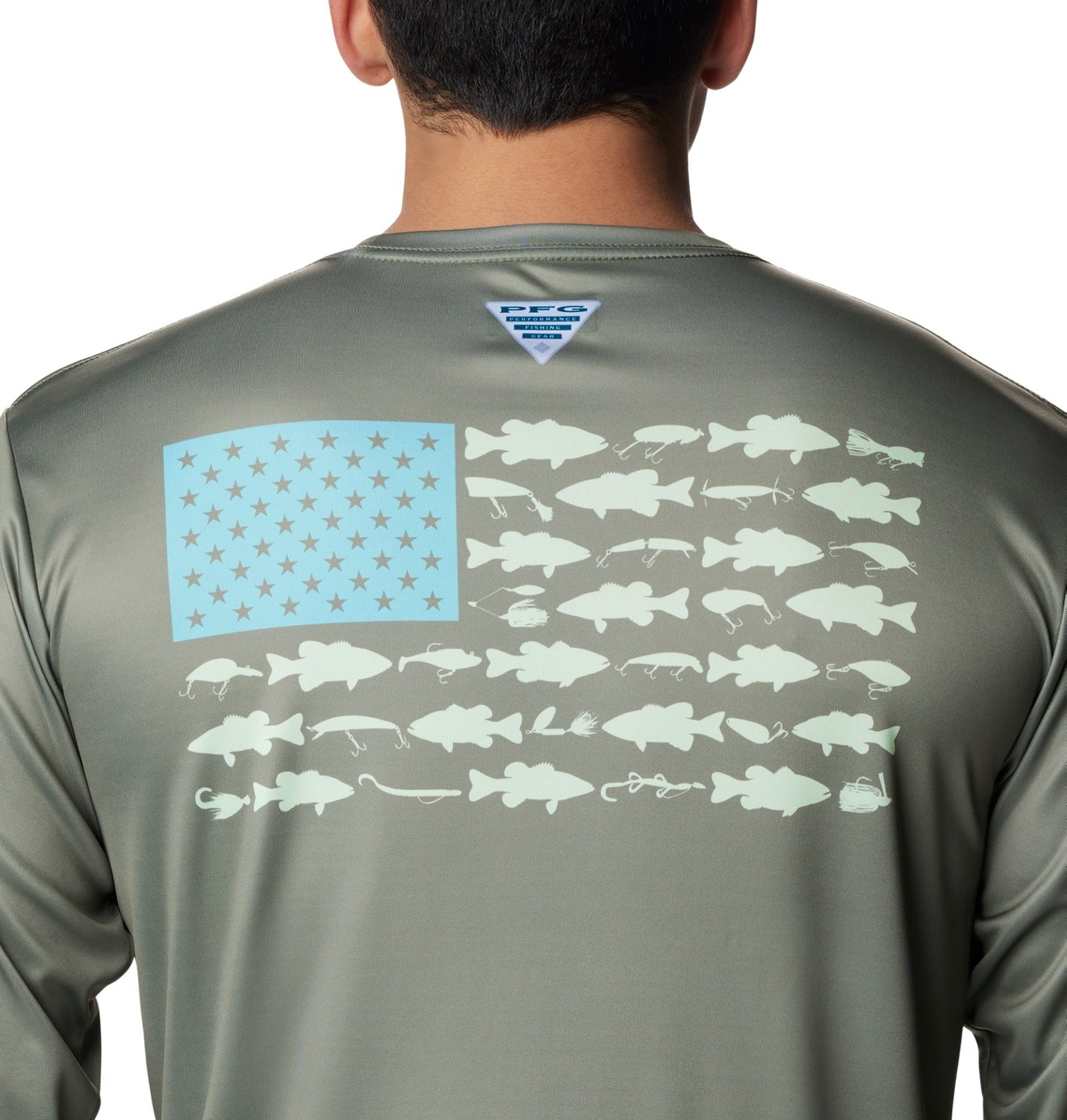 Columbia Sportswear Men's Terminal Tackle PFG Fish Flag Long Sleeve T-shirt                                                      - view number 4