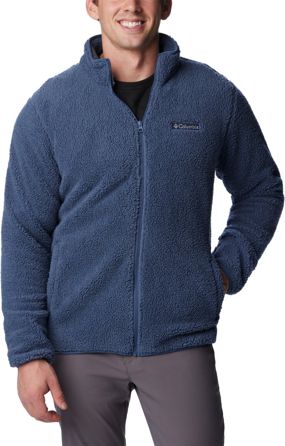 Columbia Sportswear Men's Rugged Ridge Sherpa Fleece Jacket Academy