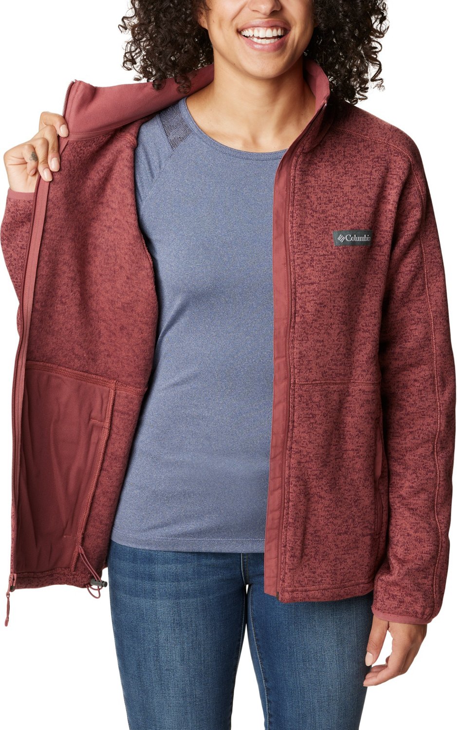 Columbia Sportswear Women s Sweater Weather Full Zip Jacket Academy