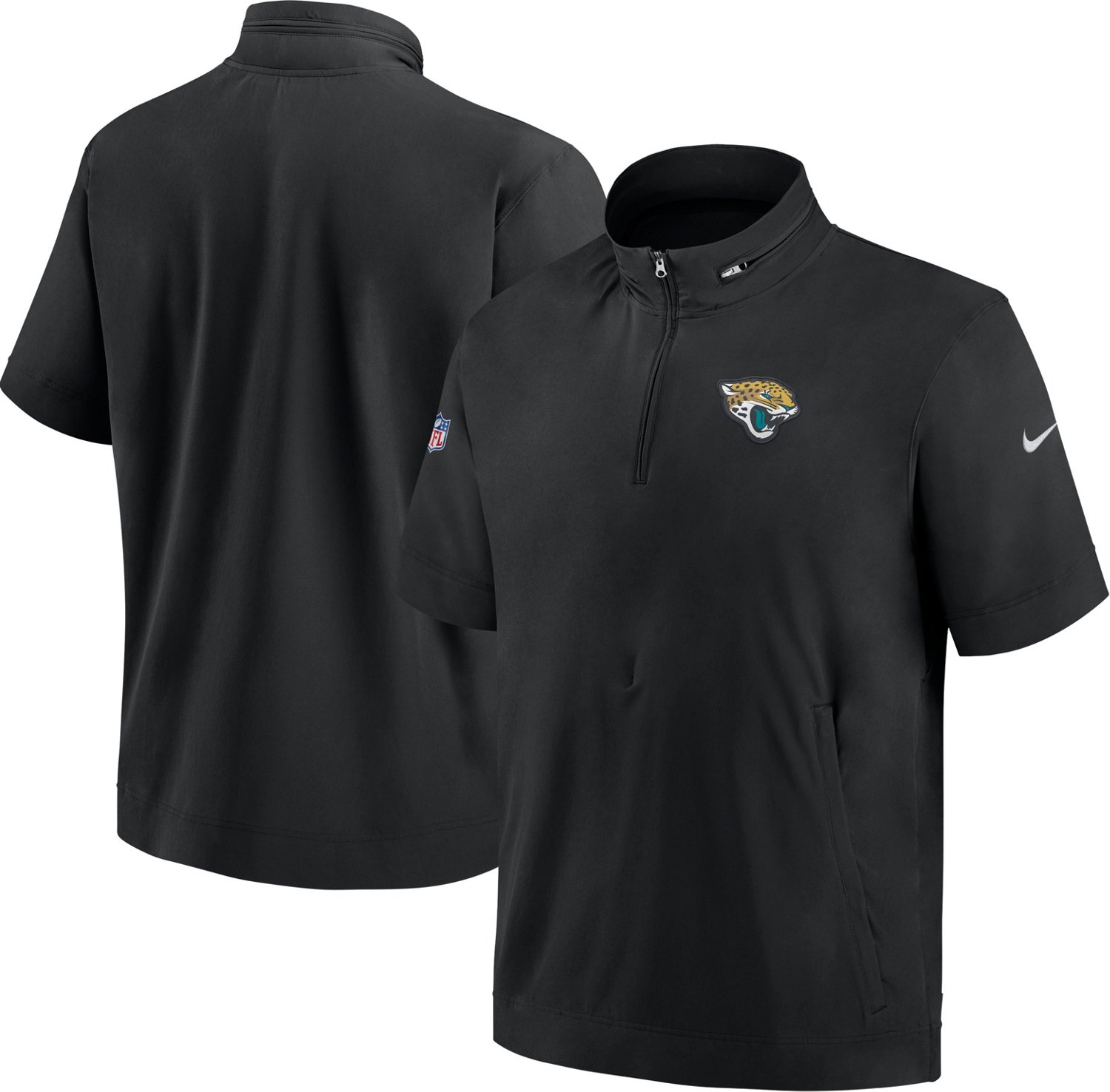 Jacksonville Jaguars Men's Short Sleeve Polo Shirt Sports T-Shirt with  Zipper