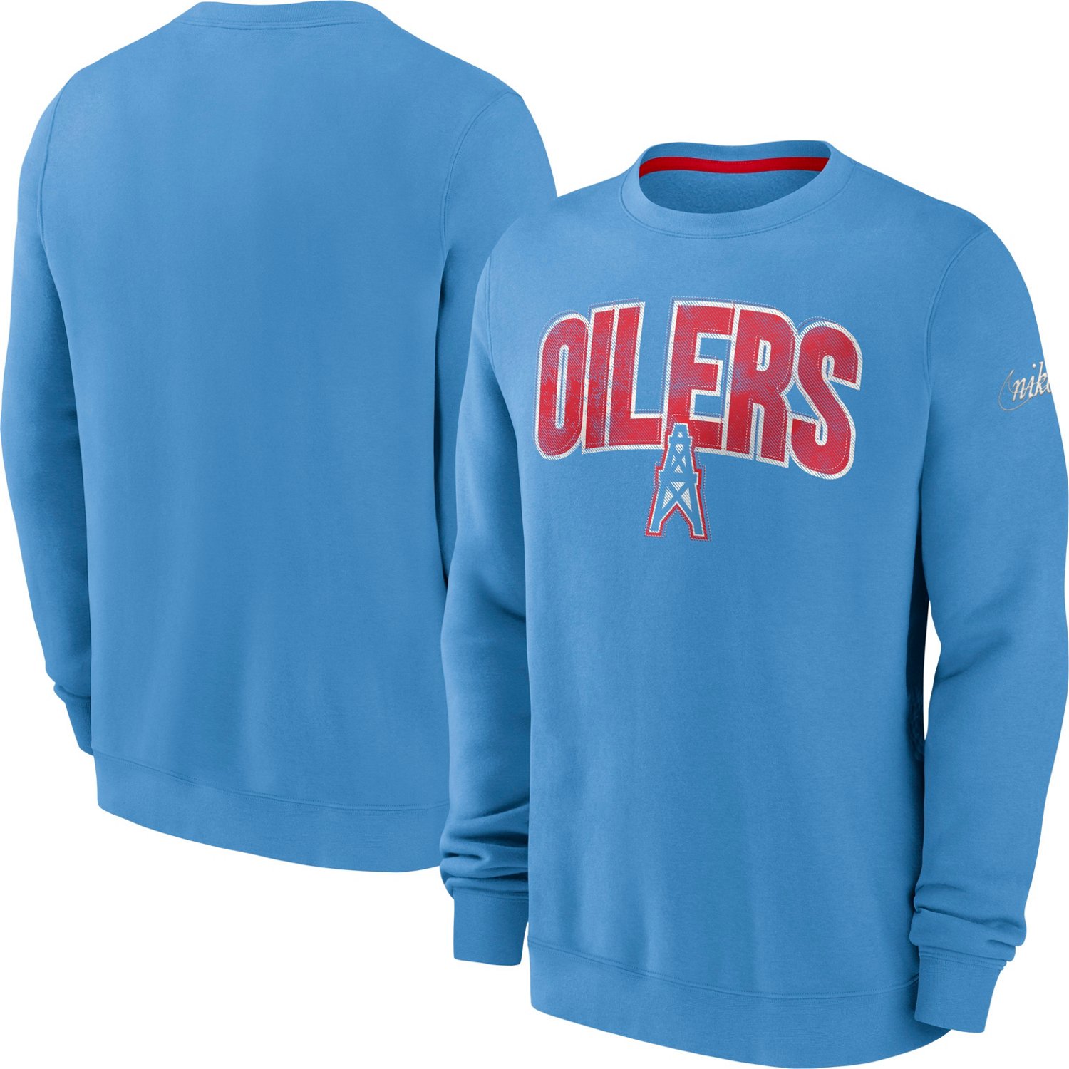 Nike Men's Tennessee Titans Rewind Club Long Sleeve Graphic T-shirt                                                              - view number 3