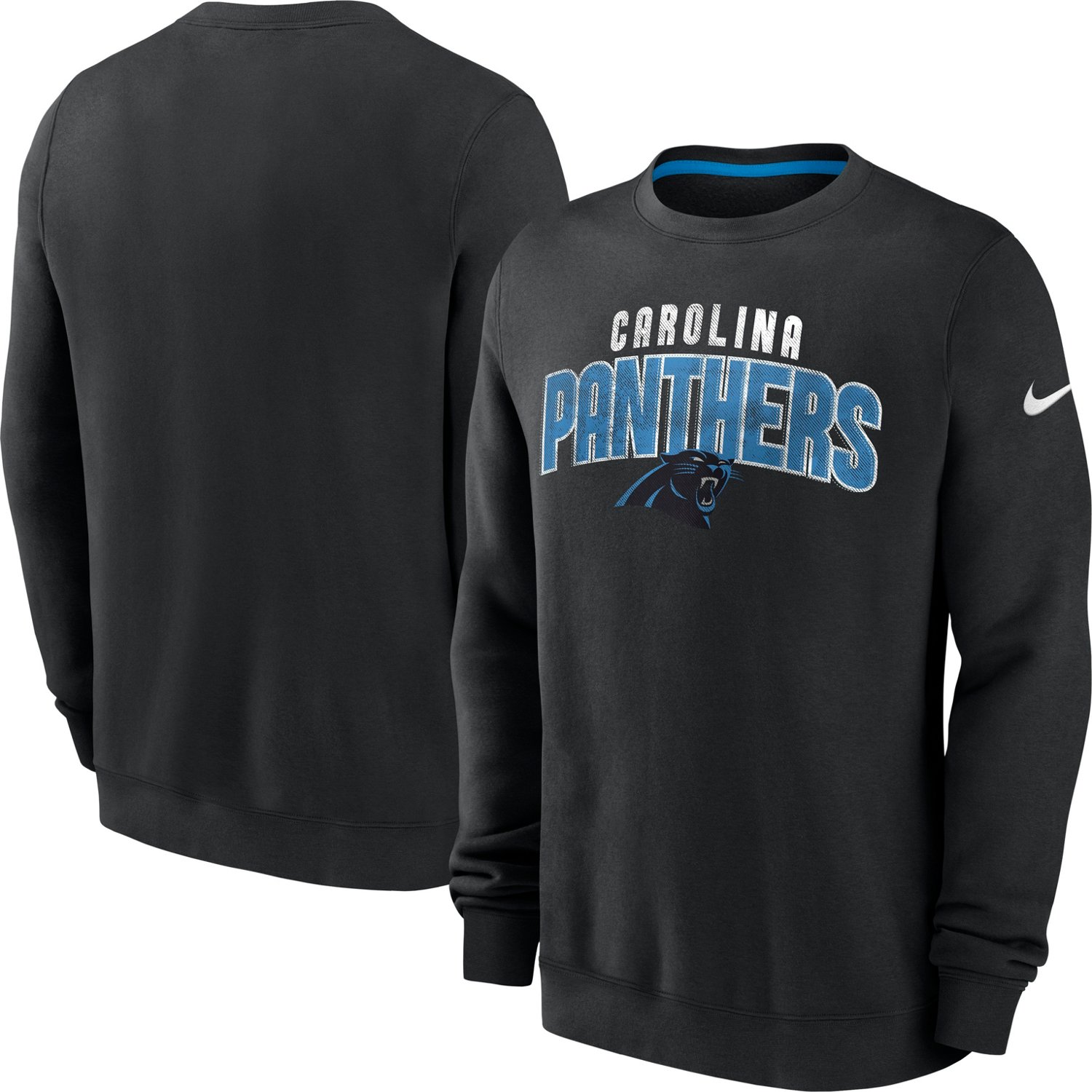 Nike Men's Carolina Panthers Rewind Club Long Sleeve Graphic T-shirt                                                             - view number 3