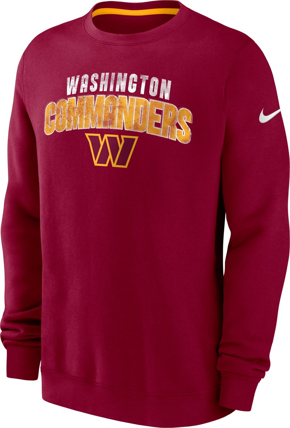 Nike Men's Washington Commanders Rewind Club Long Sleeve Graphic T ...