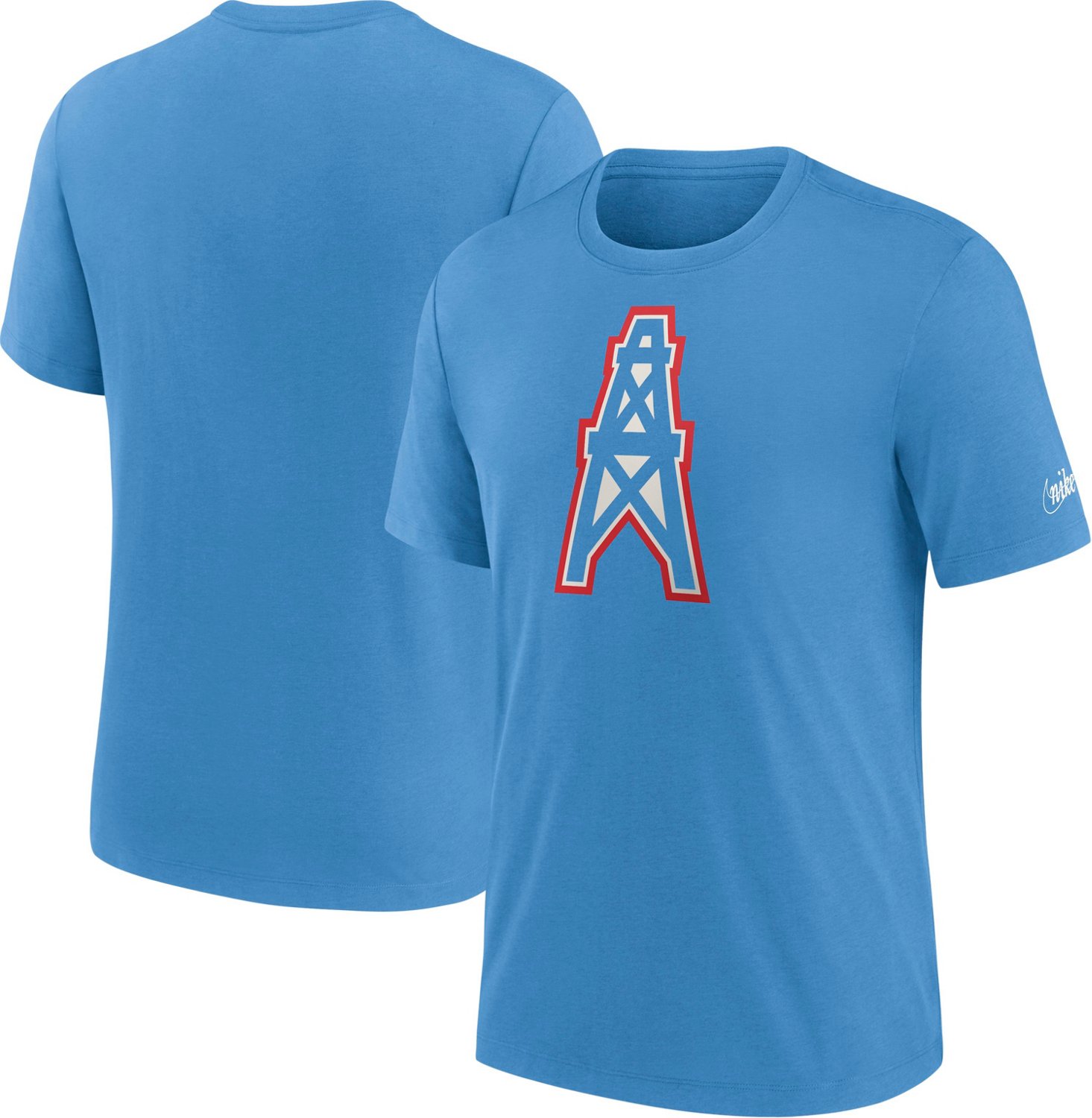 Nike Men's Tennessee Titans Rewind Logo Triblend T-shirt - view number 4