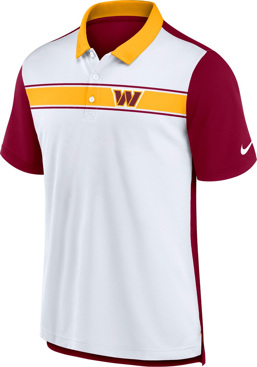 Nike Men's Washington Commanders Rewind Pique Polo Shirt