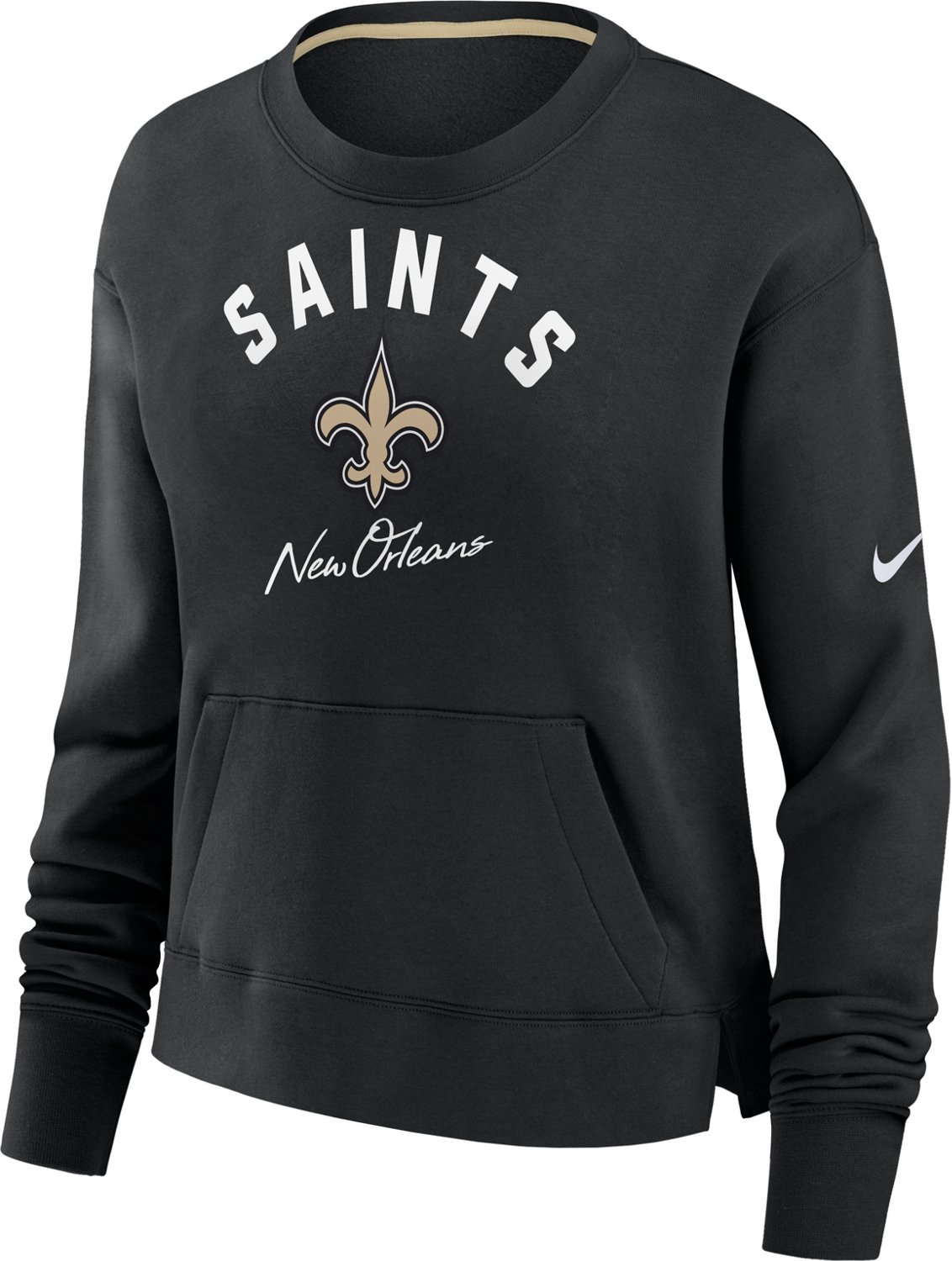 Ladies New Orleans Saints Crew Sweatshirt, Saints Crewnecks