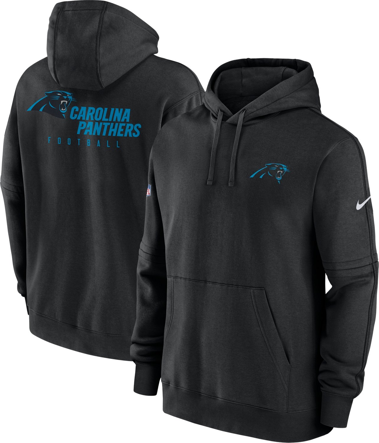 Nike Men's Carolina Panthers Club Fleece Hoodie - view number 3