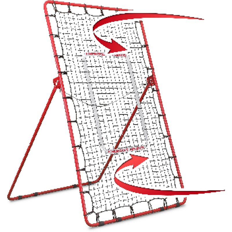 Rukket Sports Pitch Back Rebounder Red/Black - Baseball/Softball Accessories at Academy Sports