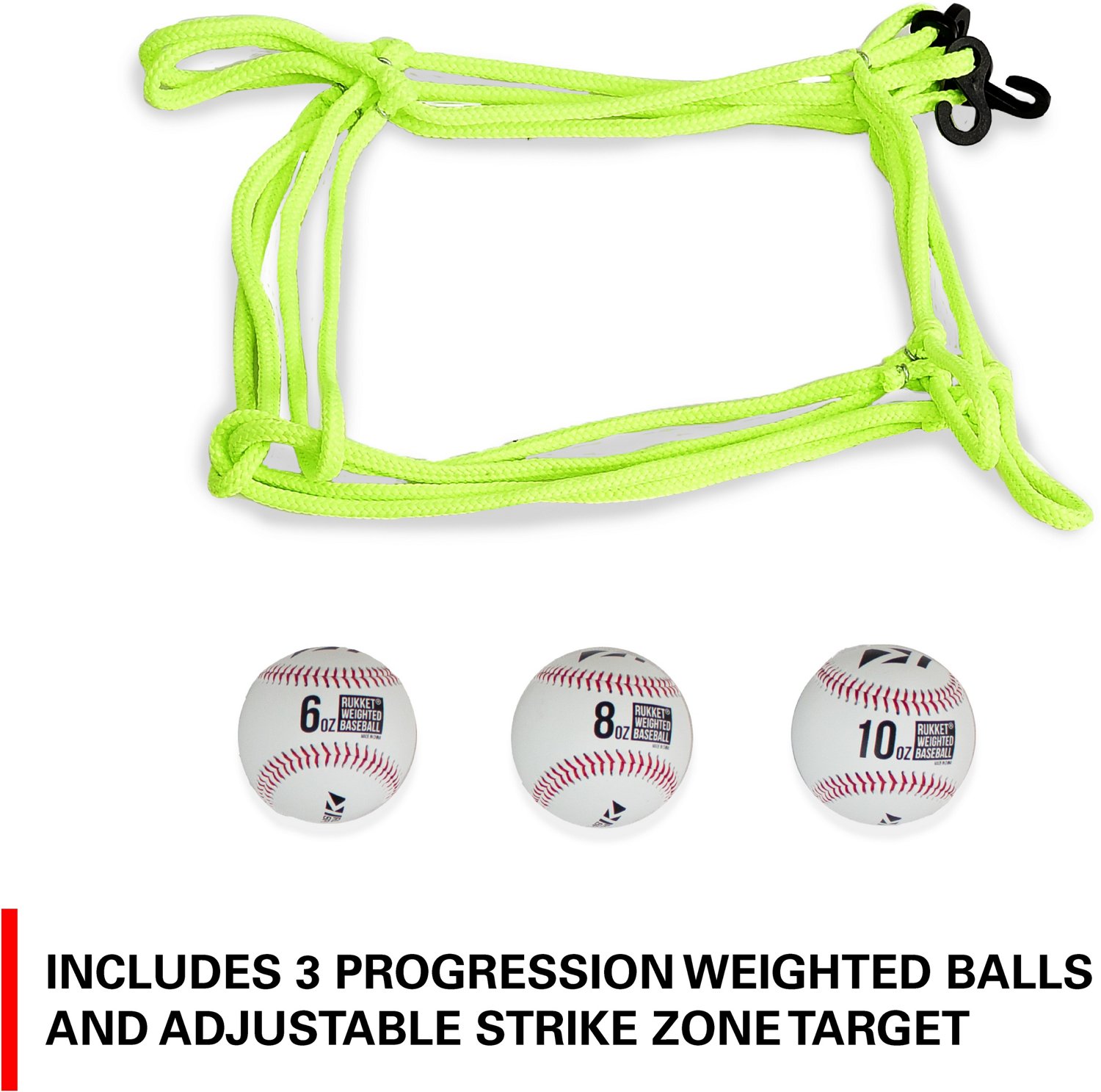 Rukket Sports Pitch Back Rebounder with Progression Weighted Balls - view number 8