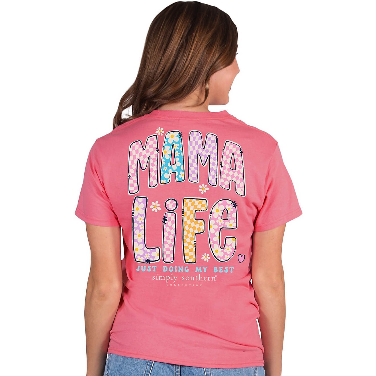 Simply Southern Women's Mama Life T-shirt                                                                                        - view number 1