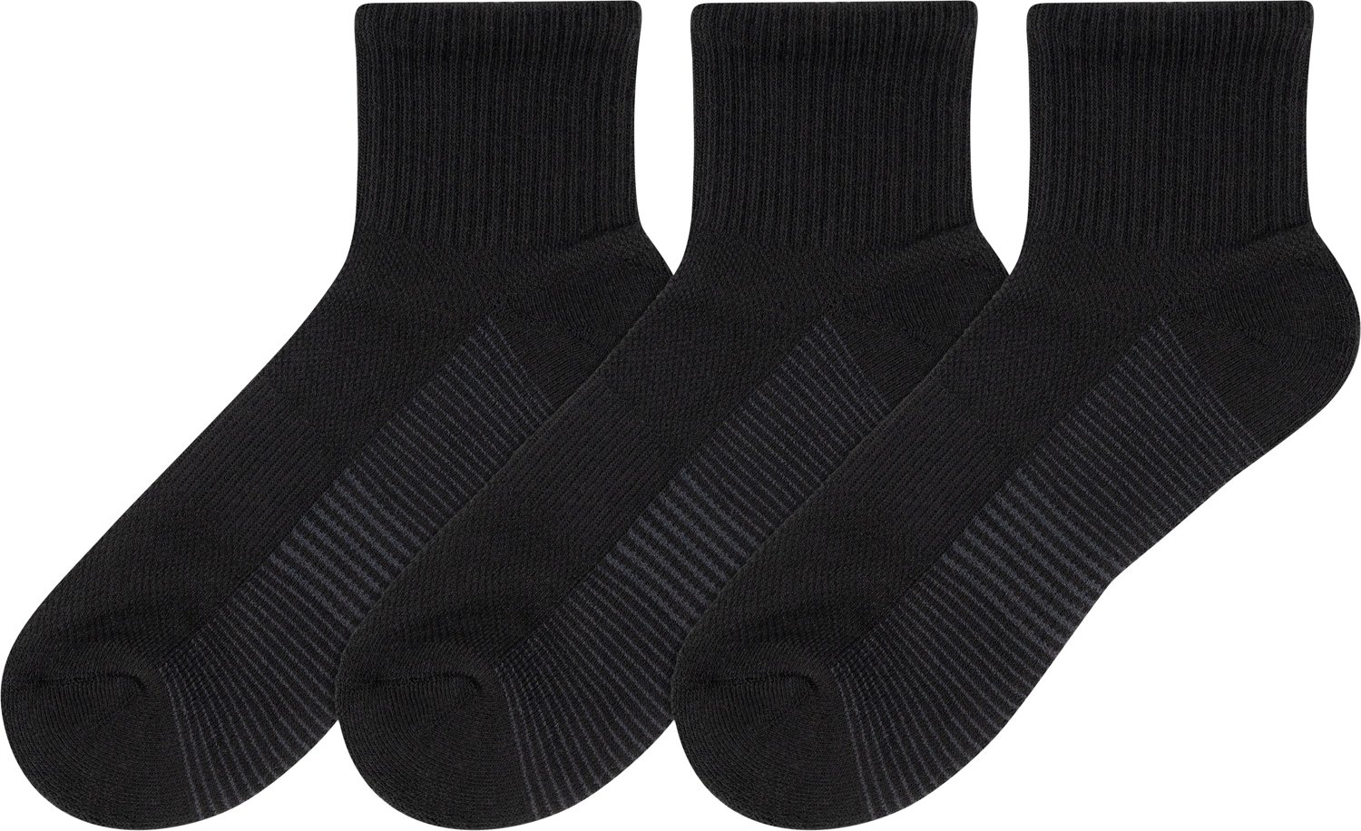 BCG Unisex Quarter Socks 3Pack Academy