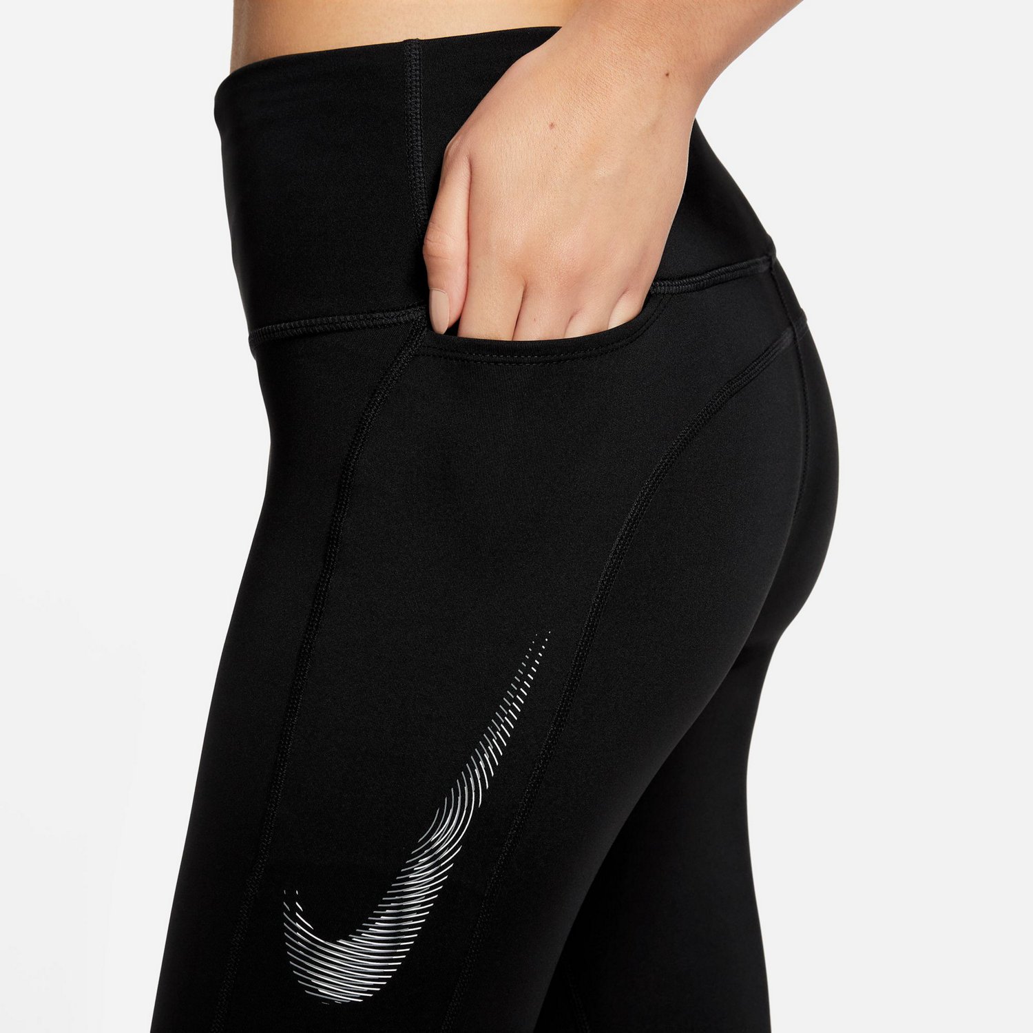 Nike Women's Fast Swoosh MidRise 7/8 Tights Academy
