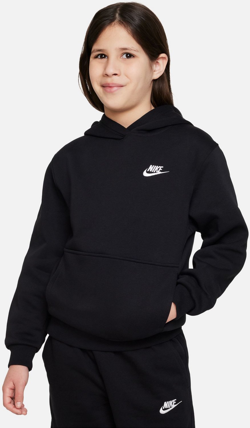 Nike Club Fleece (MLB Chicago Cubs) Big Kids' (Boys') Pullover Hoodie