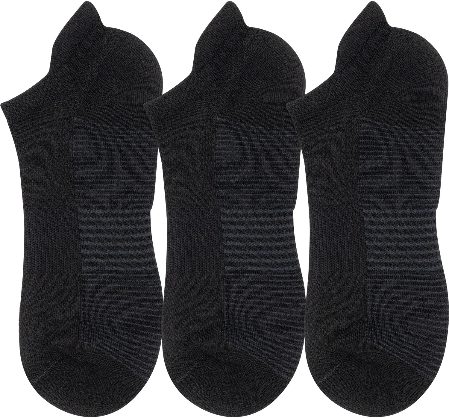 BCG Unisex No Show Socks 3Pack Academy
