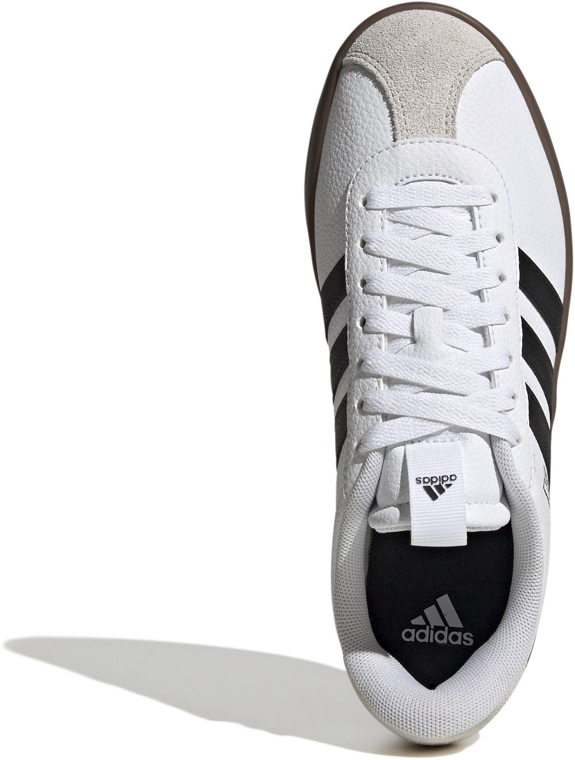 WHITE ADIDAS Womens Vl Court 3.0 Sneaker