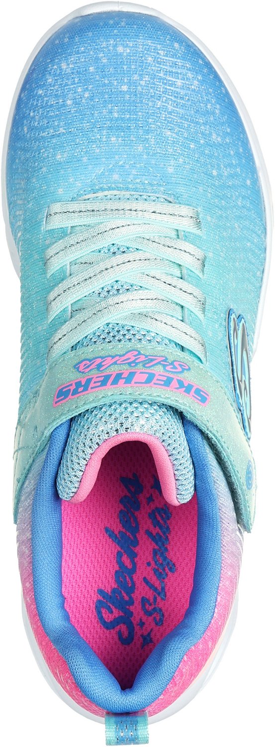 SKECHERS Kids' Preschool Flicker Flash Ombre Shoes - view number 4