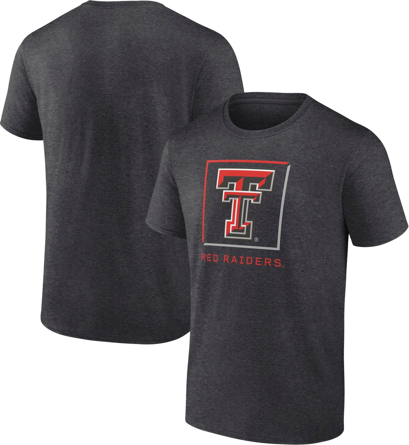 Texas Tech University Men's Fundamentals Halved Team Graphic T-shirt ...