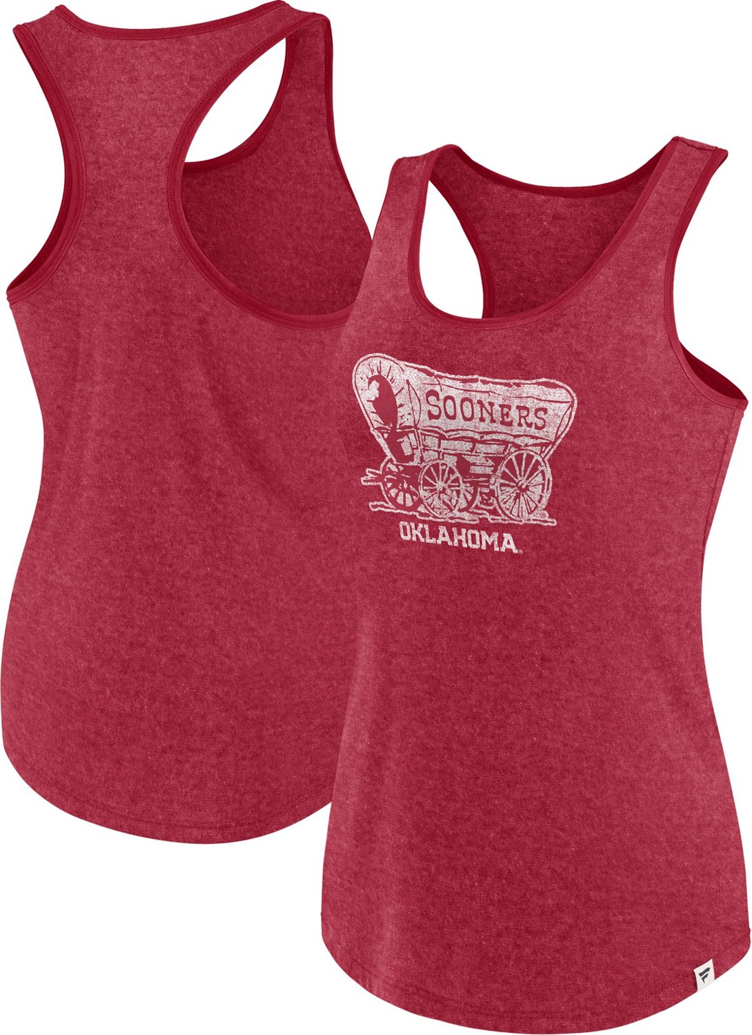 Fanatics Women's University of Oklahoma Heritage Mascot Weathered Tank Top                                                       - view number 3