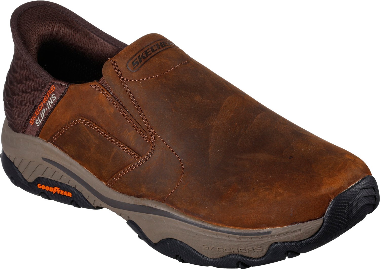 SKECHERS Men's Craster Round-Toe Slip-In Shoes | Academy