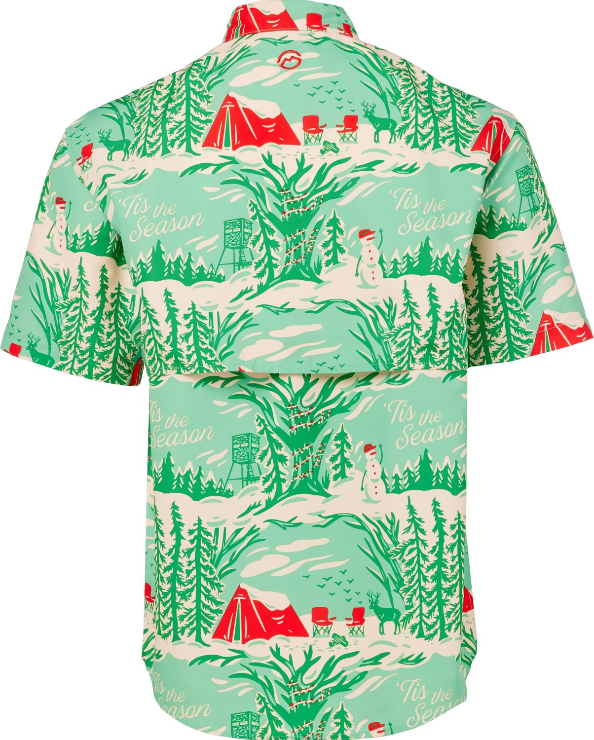 Magellan Outdoors Men's Laguna Madre Holiday Button-Down Shirt