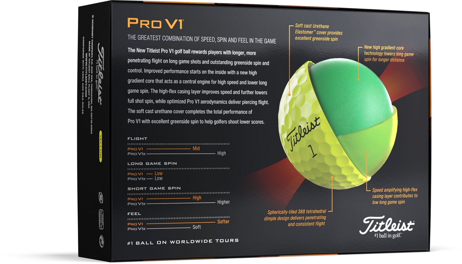 Titleist 2023 ProV1 Golf Balls 12-Pack                                                                                           - view number 2