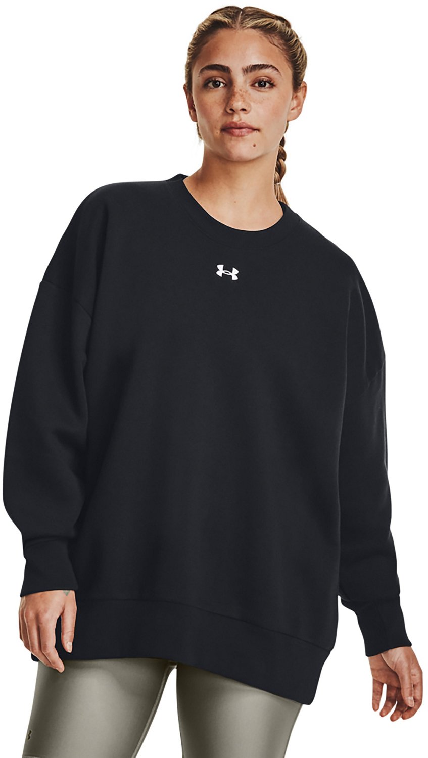 Under Armour Rival Fleece Big Logo Women's Hoodie - M / Black/White