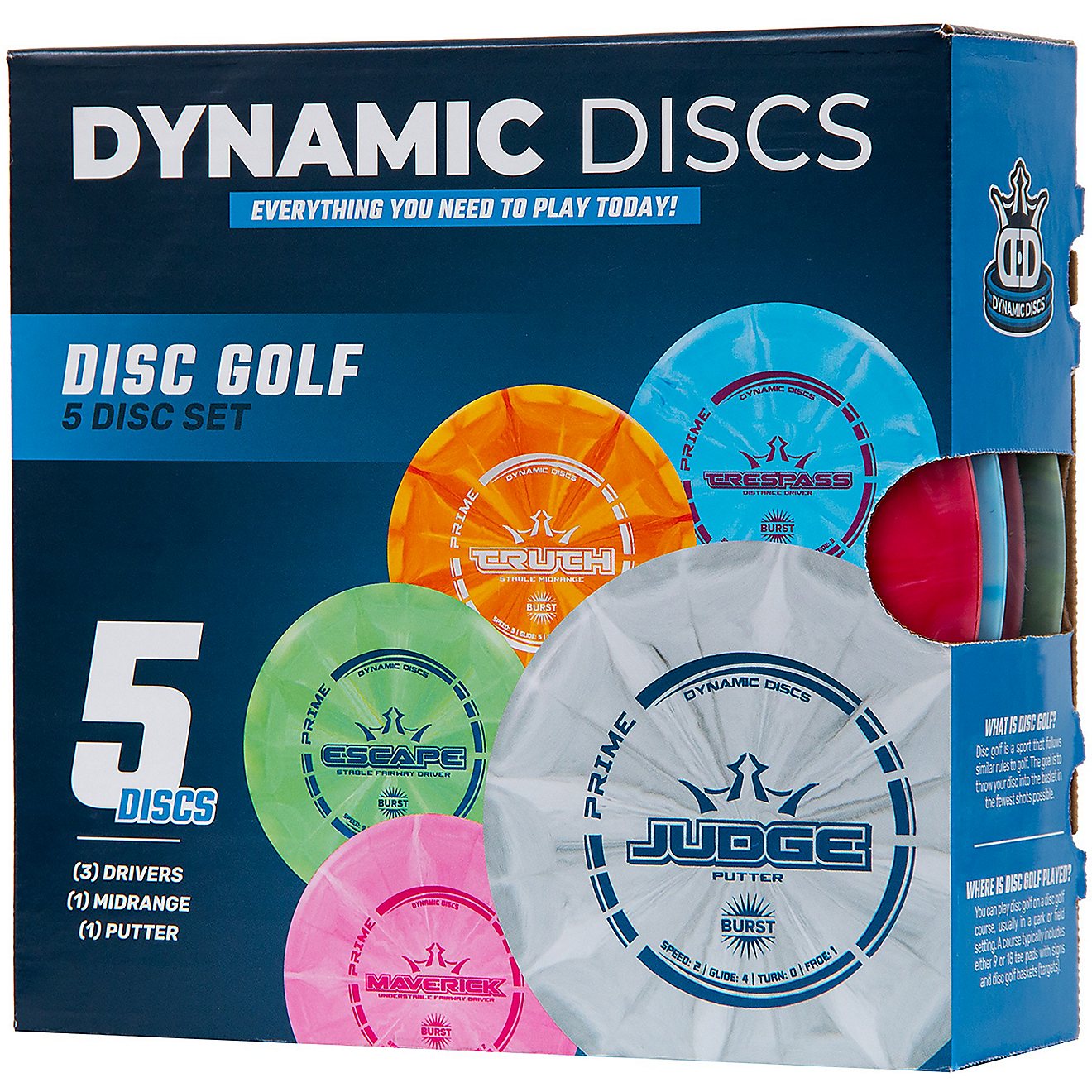 Dynamic Discs Prime 5 Disc Starter Set                                                                                           - view number 2
