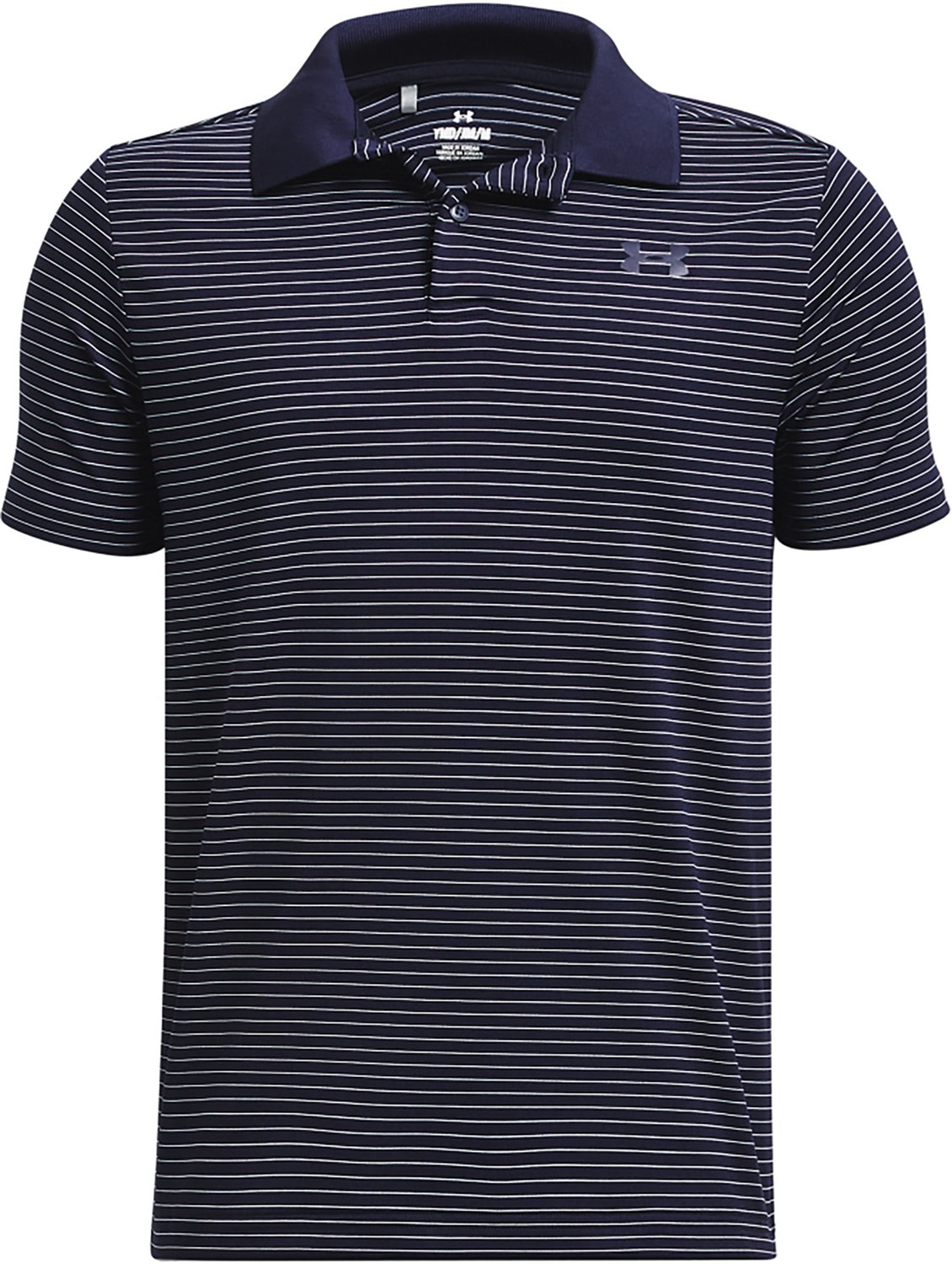 Under Armour Boys Performance Stripe Polo Shirt Academy