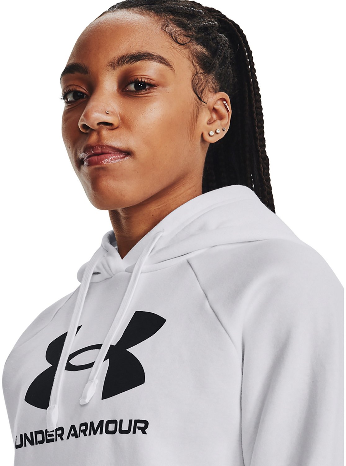 Under Armour Women's Rival Fleece Big Logo Hoodie - view number 4