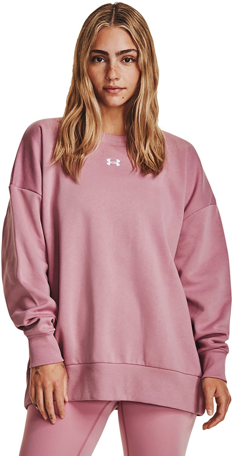 Under Armour Women's Rival Fleece Oversize Crew Sweatshirt