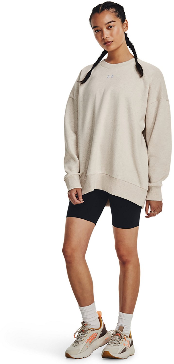 Under Armour Women's Rival Fleece Oversize Crew Sweatshirt - view number 3