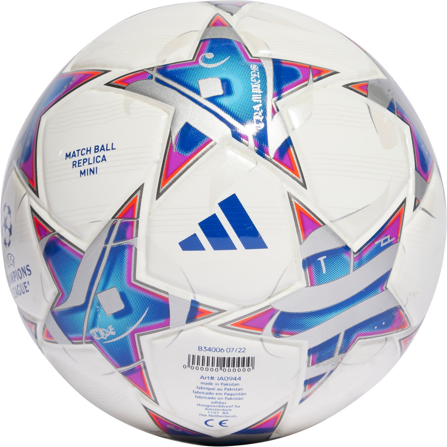 adidas 2023 Men's Champions League Mini Soccer Ball | Academy